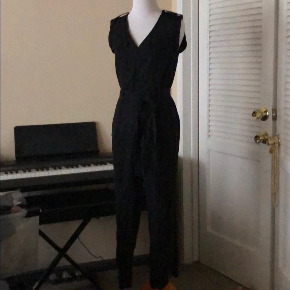 Banana republic black jumpsuit boilersuit